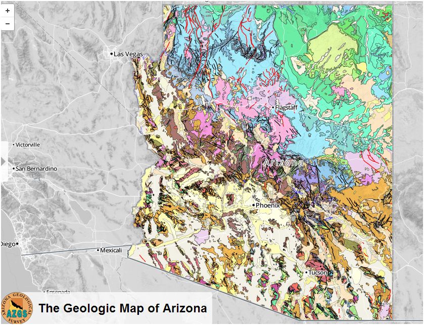 Interactive Geologic Map Of Arizona Arizona Daily Independent