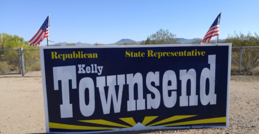 Townsend Sign On Independence Day Townsend’s Signs, American Flag Torched – Arizona ...