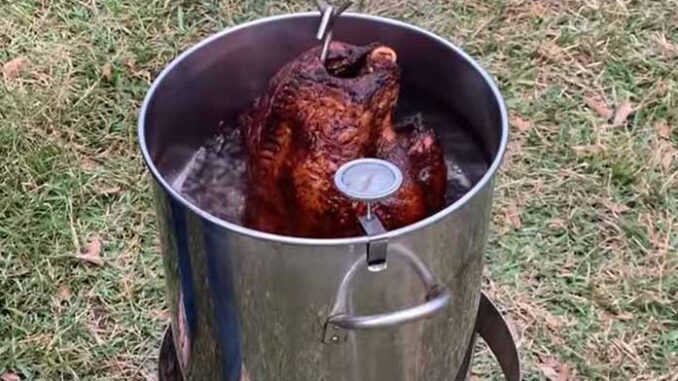 frying turkey