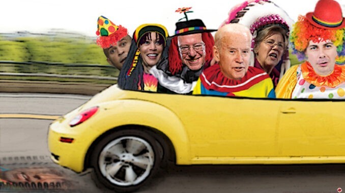 democratic party clown car