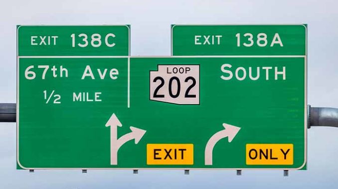 highway sign