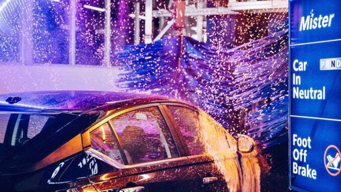 car wash accident