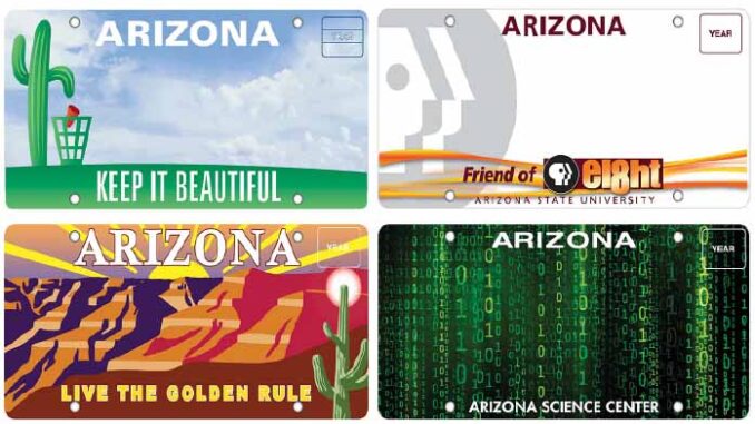 adot-unveils-15-new-specialty-license-plates-arizona-daily-independent