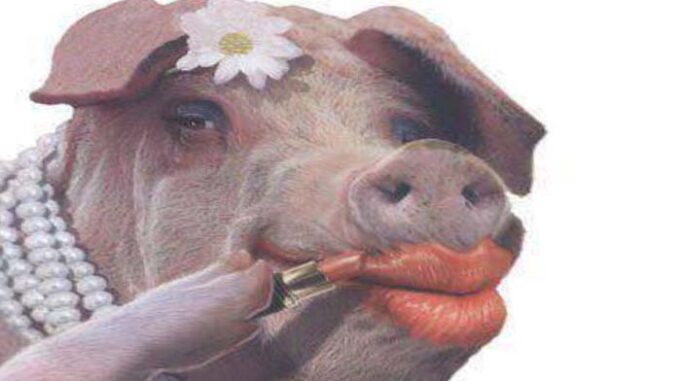 pig lipstick