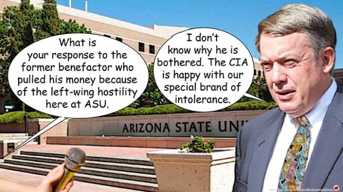 asu michael crow comic