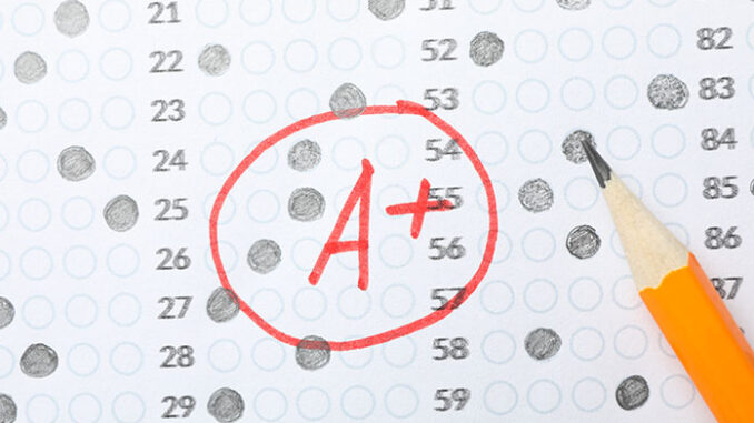 letter grade report card