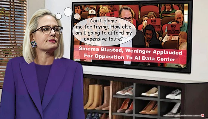 Sinema Sells Out: Sunday’s comic