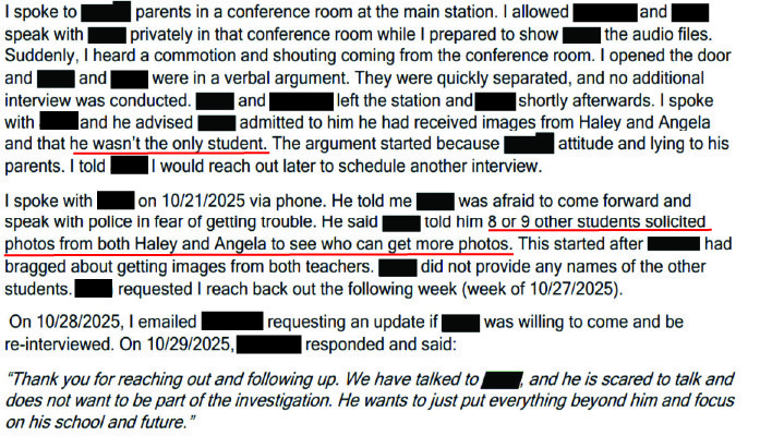 police report