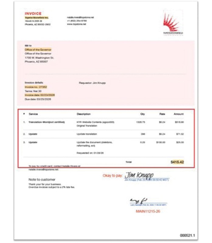 Invoice